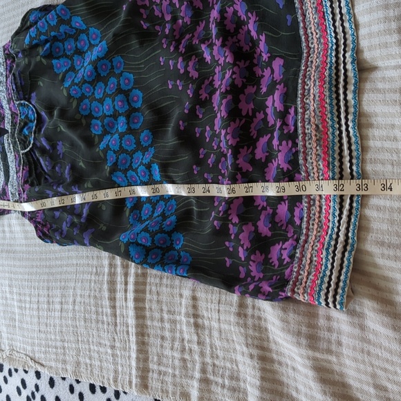 Multi color floral Free People mini dress size 4 - Picture 11 of 16